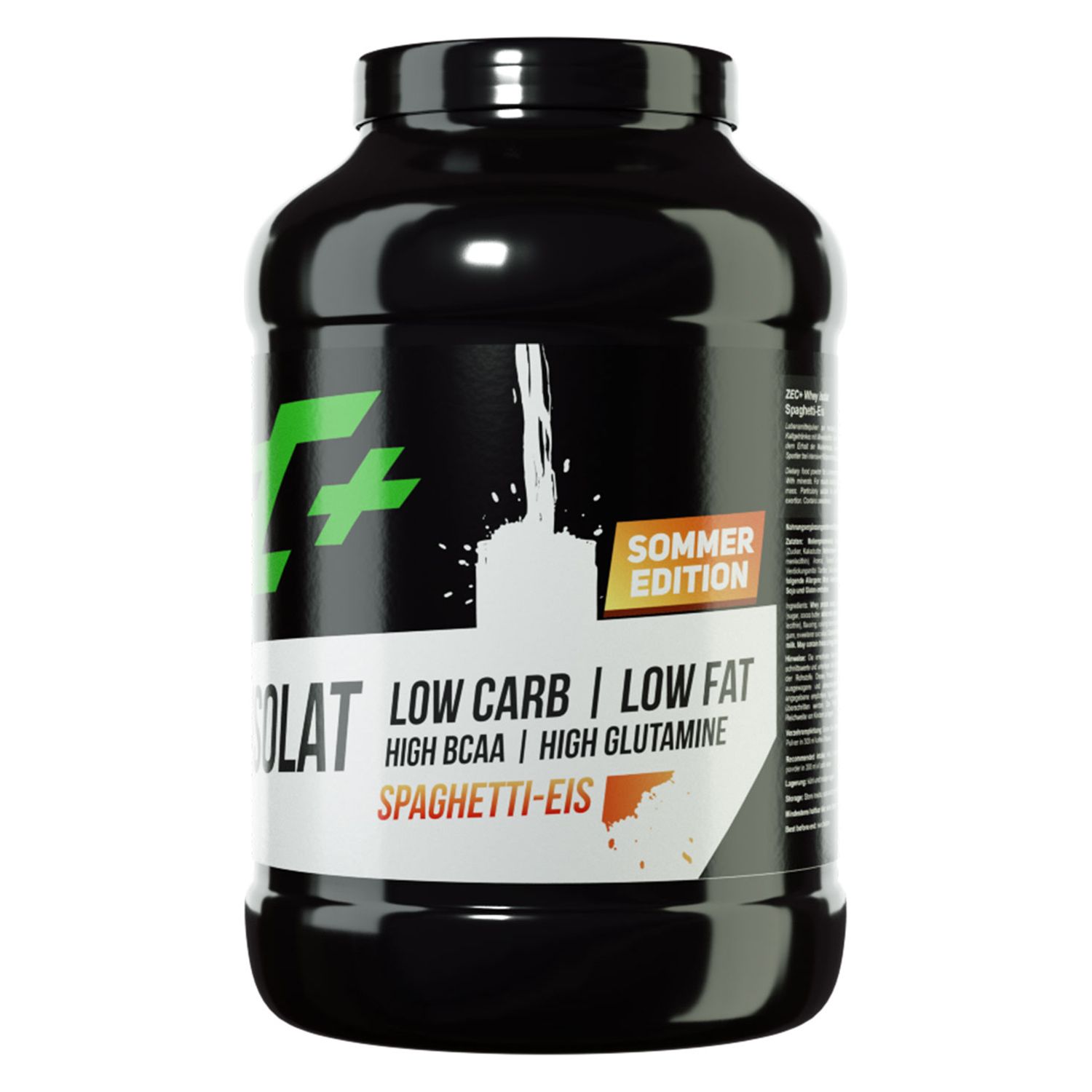 ZEC+ WHEY ISOLAT Protein/ Shake Spaghetti Eis