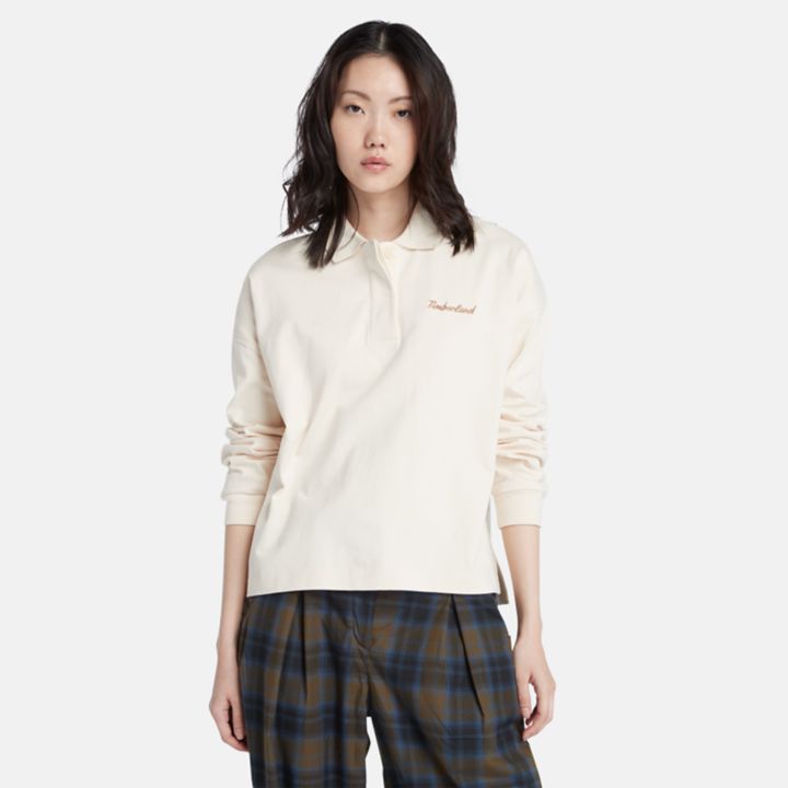 Moletom Polo Feminino Branco