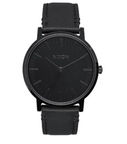 Nixon Porter Leather All Black