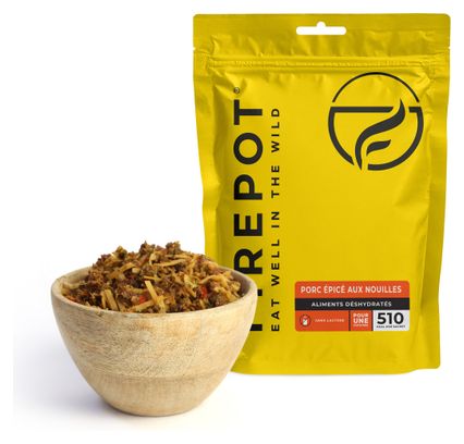 Repas Lyophilisé Firepot Nouilles Epicées Au Porc - 105 g