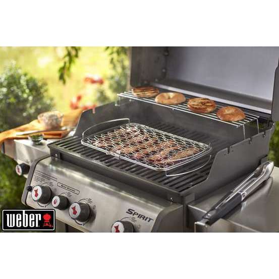 Grand panier à poisson flexible pour barbecue en inox - 46x28,4 cm