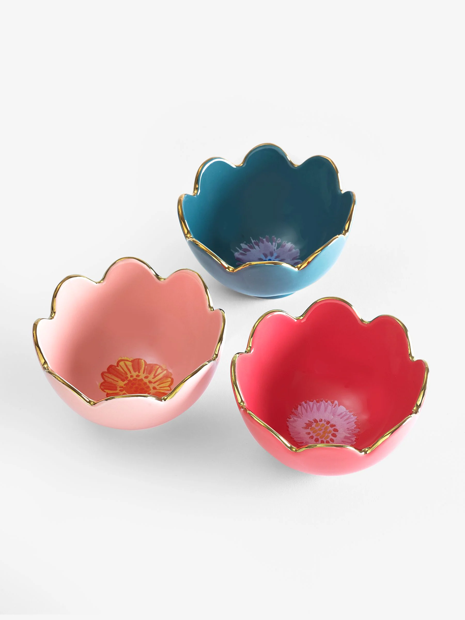 Lucy Tiffney - Set van 3 dipschaaltjes