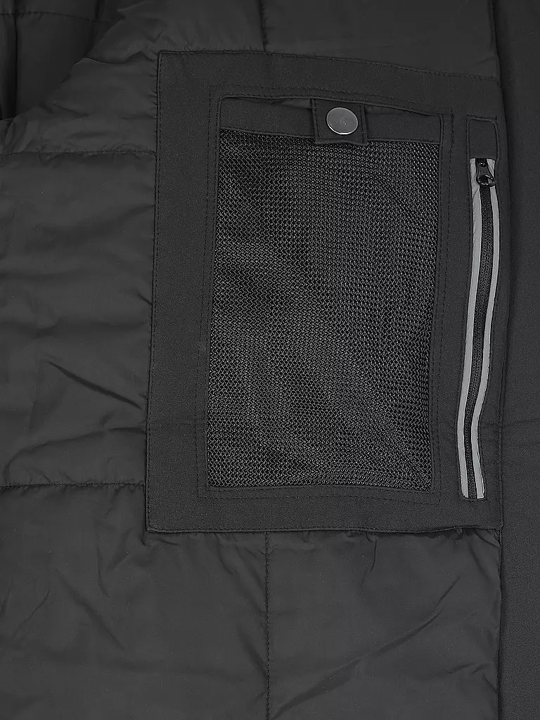KNOWLEDGE COTTON APPAREL Softshell Parka schwarz