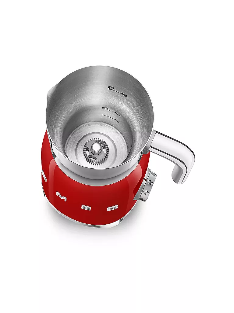 SMEG Milchaufschäumer 50s Retro Style Rot MFF01RDEU rot