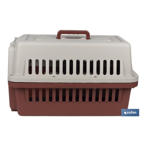 TRANSPORTADOR DE ANIMAIS DE ESTIMAÇÃO MODELO BRANDY 58x37x35 cm