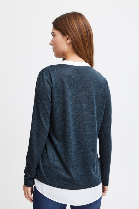 Fransa FRREXAN PU 1 Navy blazer melange