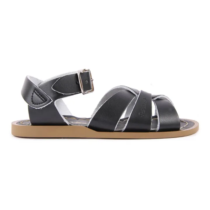 Salt-Water Sandales Cuir Waterproof Original | Noir