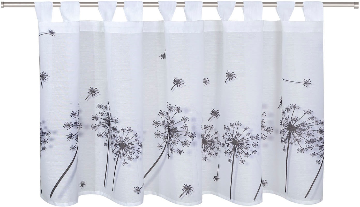 Gerster Scheibengardine »Christina« Schlaufen 1 Stk. tlg. HxB: 50x145, mit modernem Druckdesign