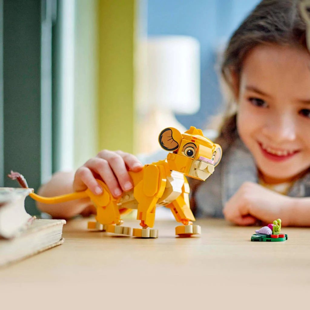 Heel schattigSimba de Leeuwenkoning als welp, Bouwbaar Speelgoed voor kinderen 43243