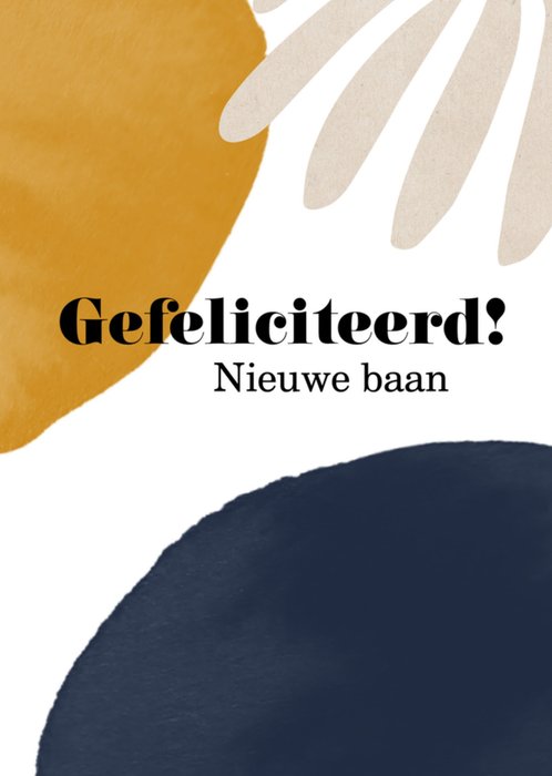 Greetz | Nieuwe baan | pastel | tekst