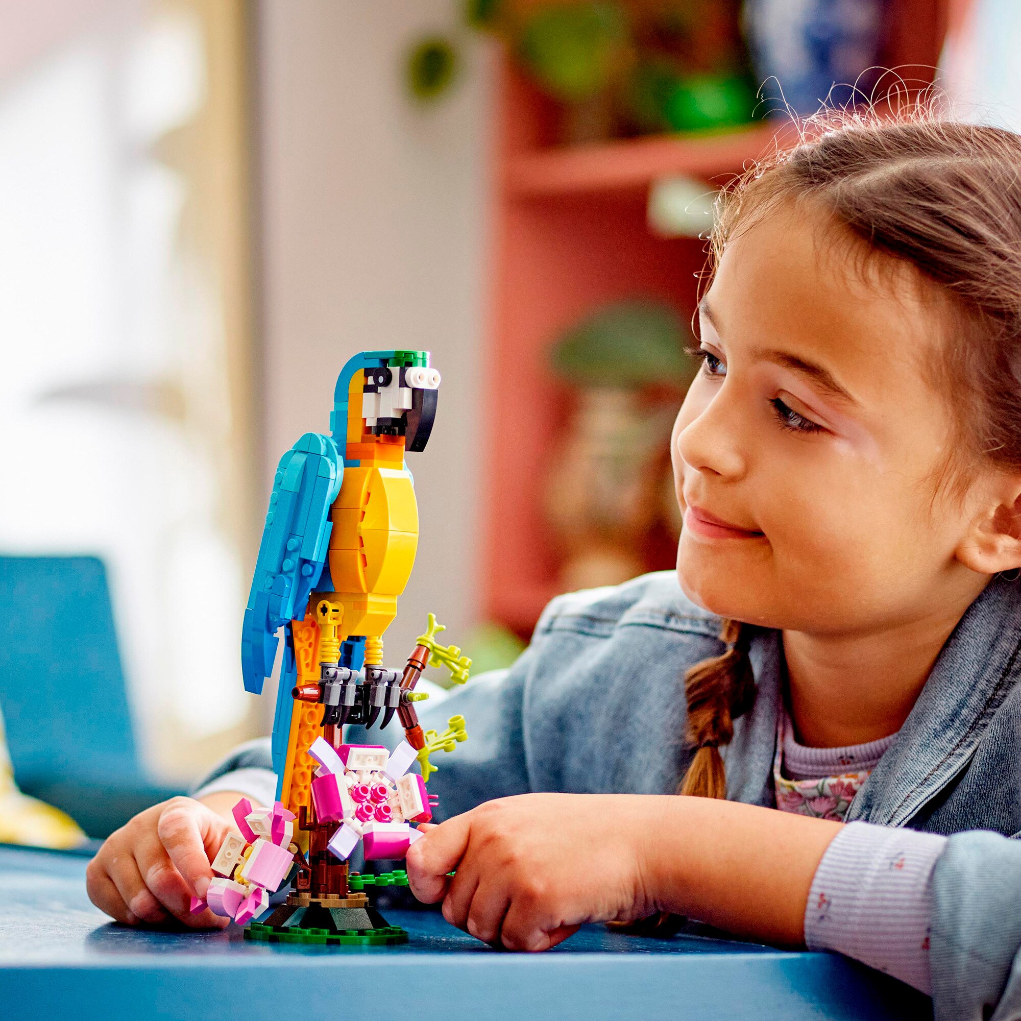 LEGO Konstruktionsspielzeug Creator 3-in-1 Exotischer Papagei