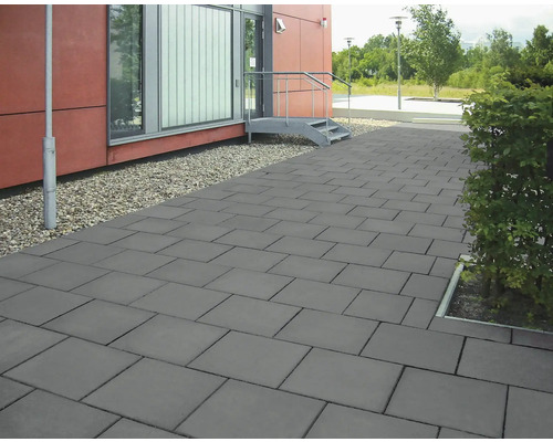 Betonnen terrastegel antraciet met afschuining 50 cm x 50 cm x 5 cm