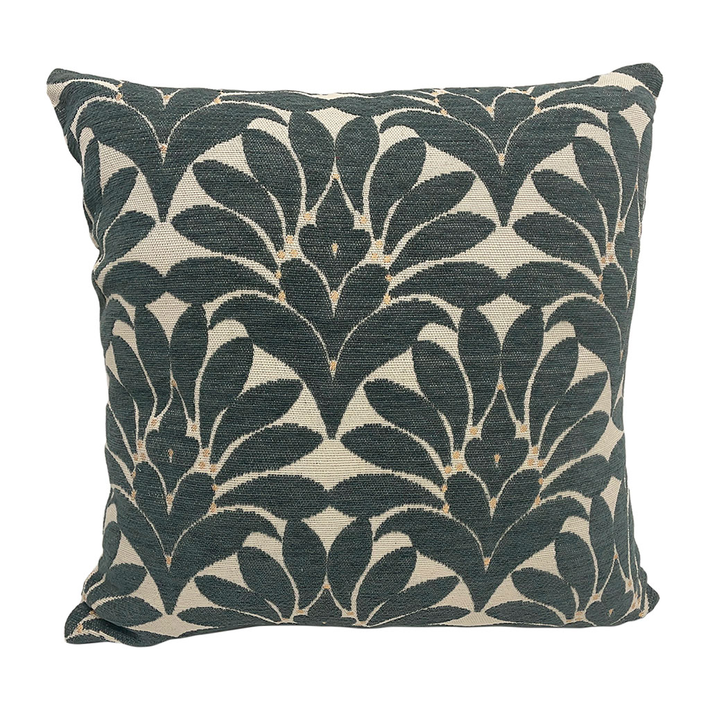 Housse de coussin polyester EVASION noire 40x40cm