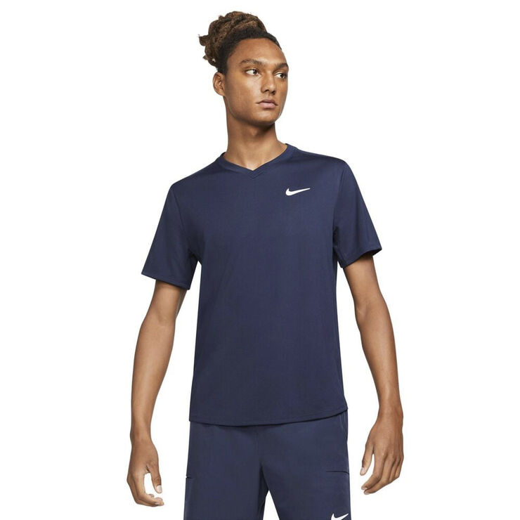 Nike Court Dri Fit Victory T Shirt Blå