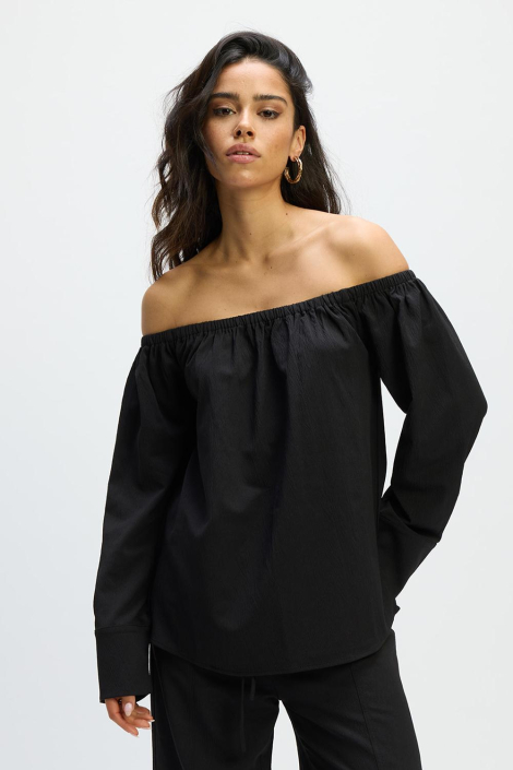 Refined Department zwarte dames blouse