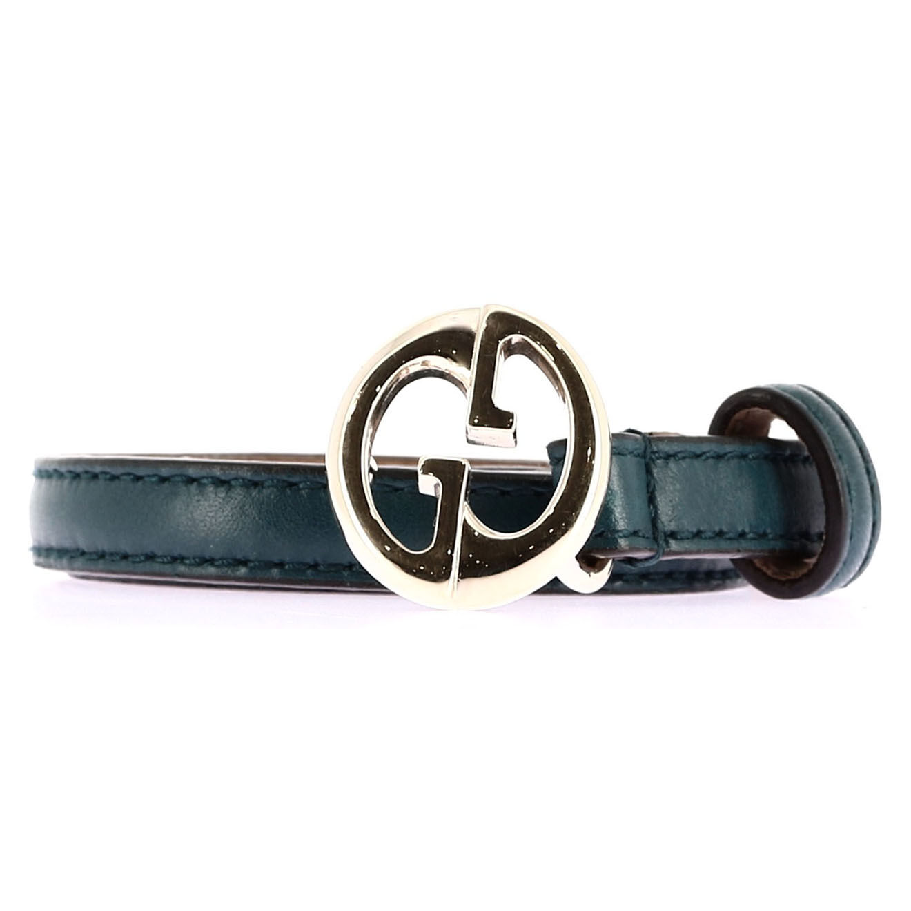 Gucci Ceinture en Cuir bleue - Très bon état