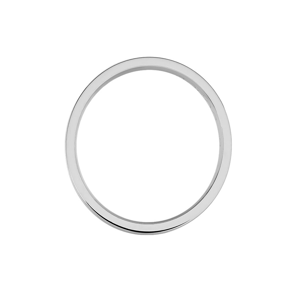 Alliance Navid Ruban Plat Palladium Blanc