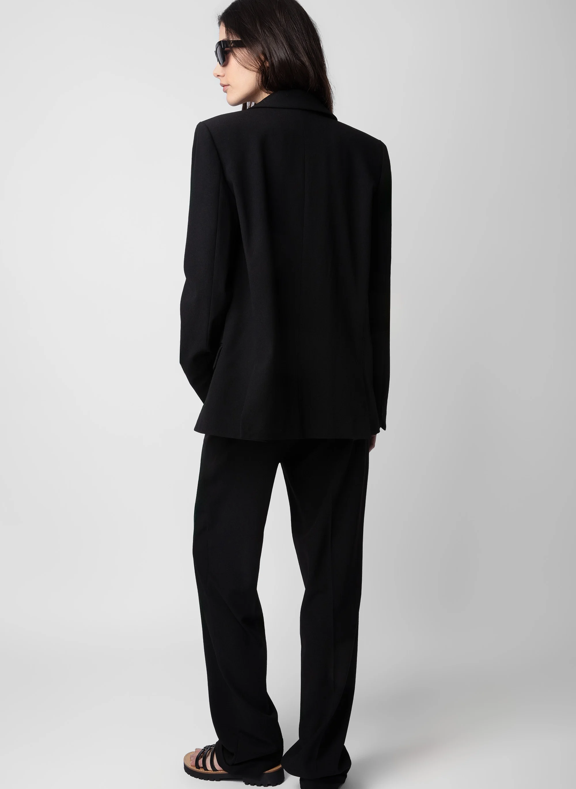VOYAGE - Veste col tailleur | Noir