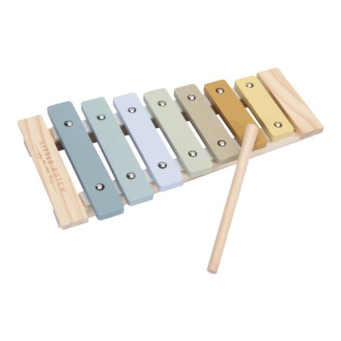 Xylophone en bois Bleu - LITTLE DUTCH