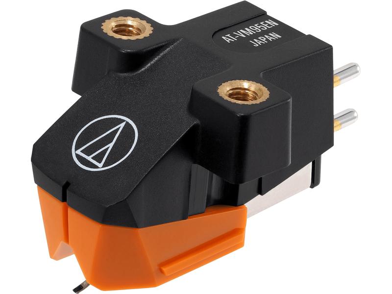 Audio-Technica Tonabnehmer AT-VM95EN Stereotonabnehmer mit nackter elliptischer Diamant-Abtastnadel