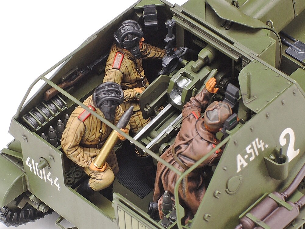 Tamiya - Su-76M Russian Self-Propelled Gun Byggesæt - 1:35 - 35348