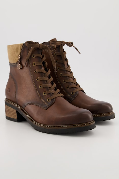 Leder-Stiefeletten, Remonte x Elle, Cord, Weite G