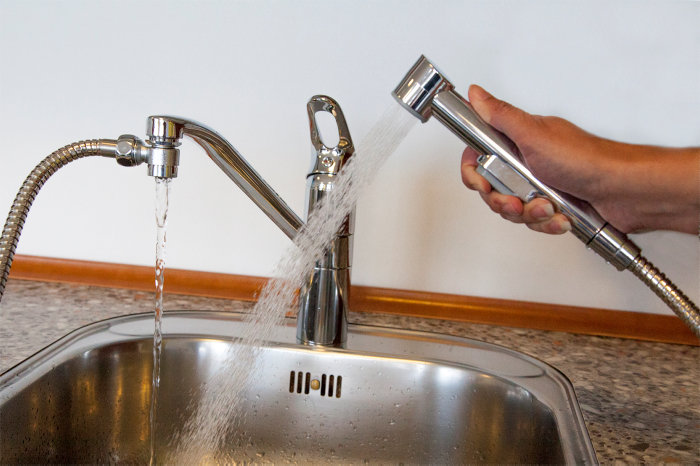 Geyser håndbrusersæt til vandhanen