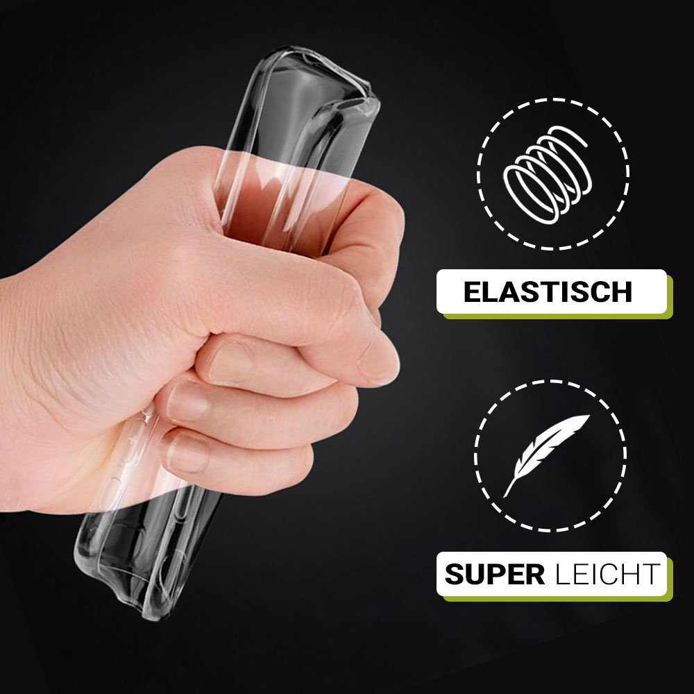iPhone 15 Pro Gummi Hülle Waage 3 - Blau