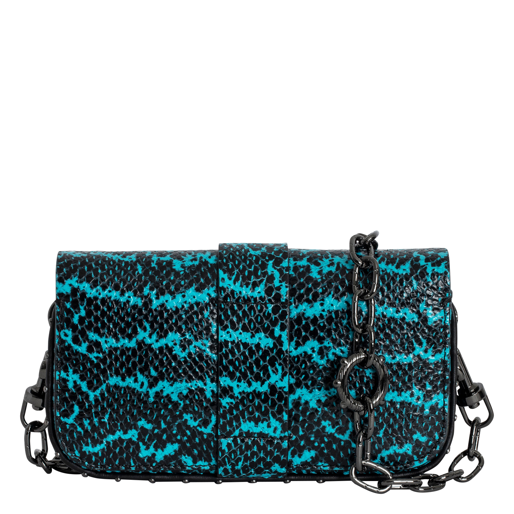 KATE WALLET - Sac bandoulière en cuir | Bleu