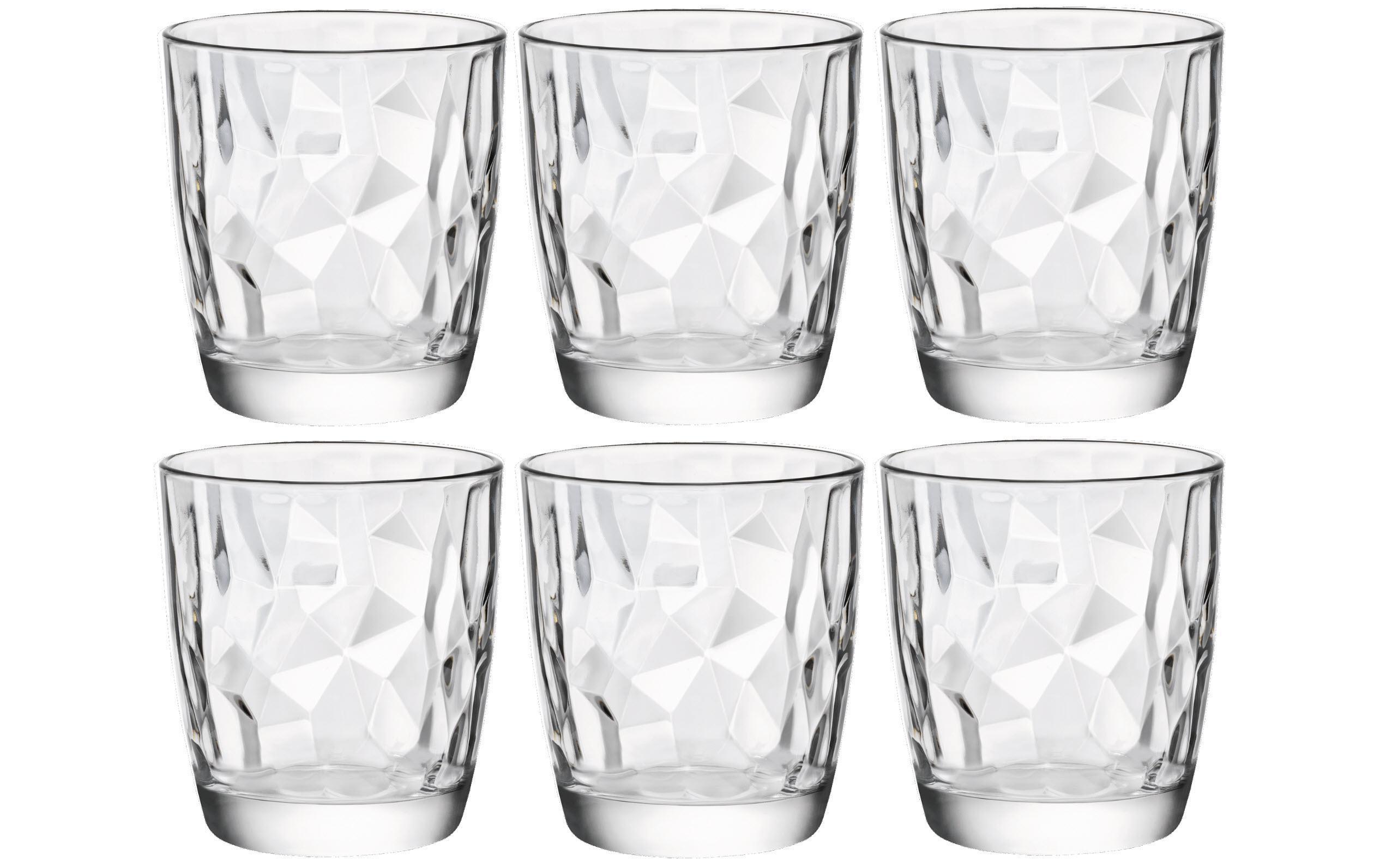 Whiskyglas Diamond 300 ml, 6 Stück, TransparentWhiskybecher