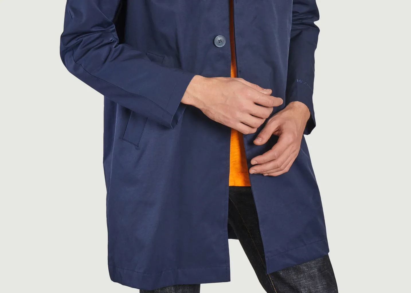 Manteau Mac croisé Marine M.C. Overalls