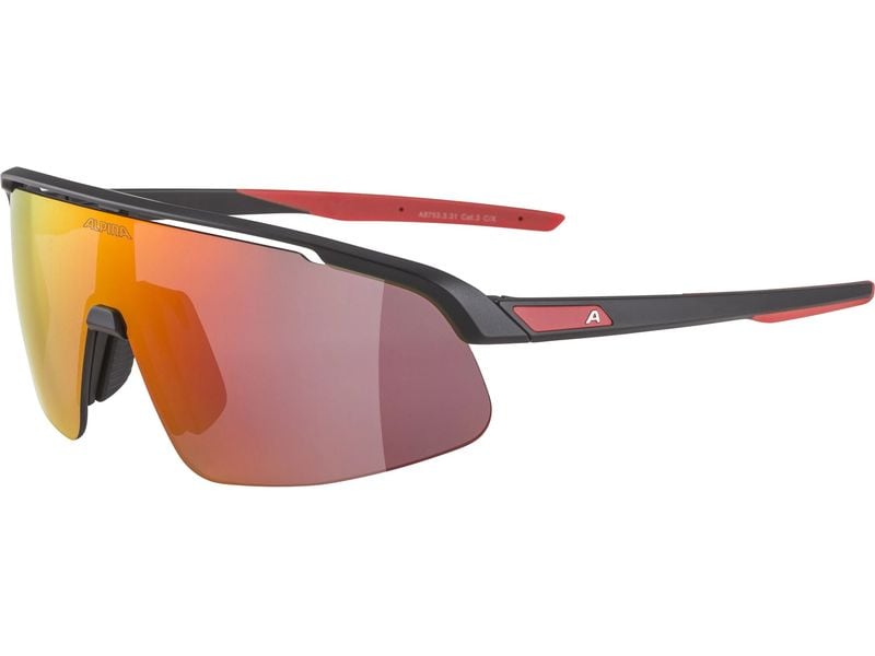 alpina Sportbrille Turbo Pro Youth - Schwarz matt Velobrille Cat.3