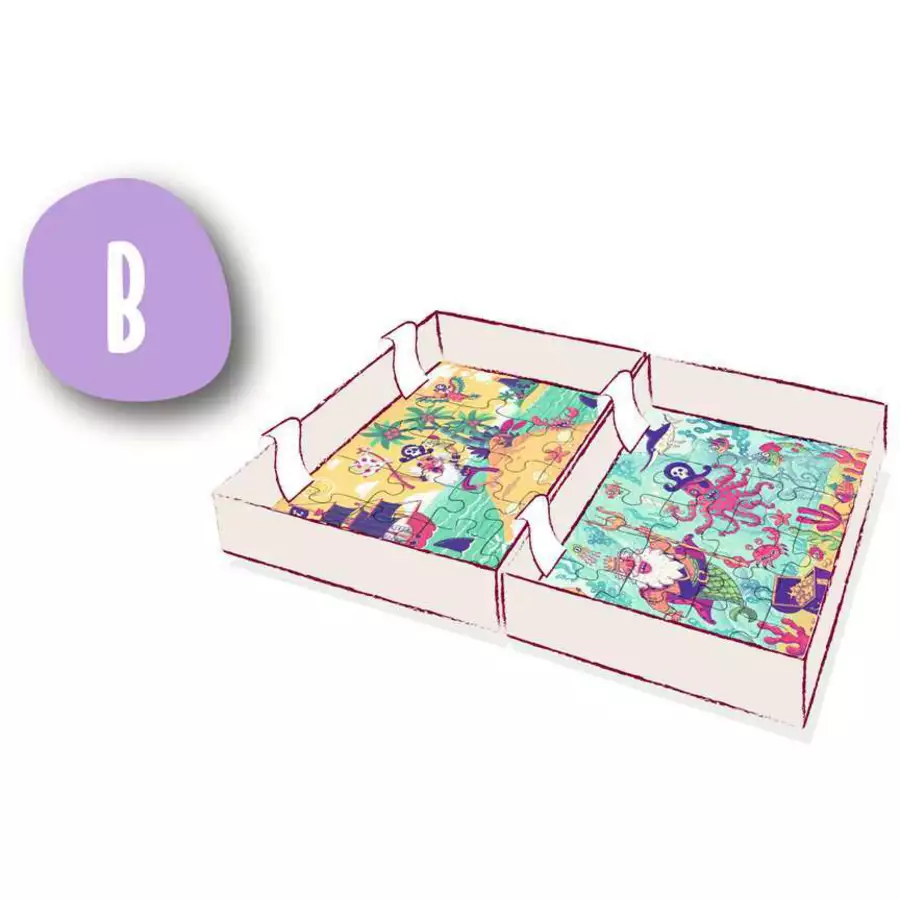 Ravensburger Piraten auf Schatzjagd bunt
