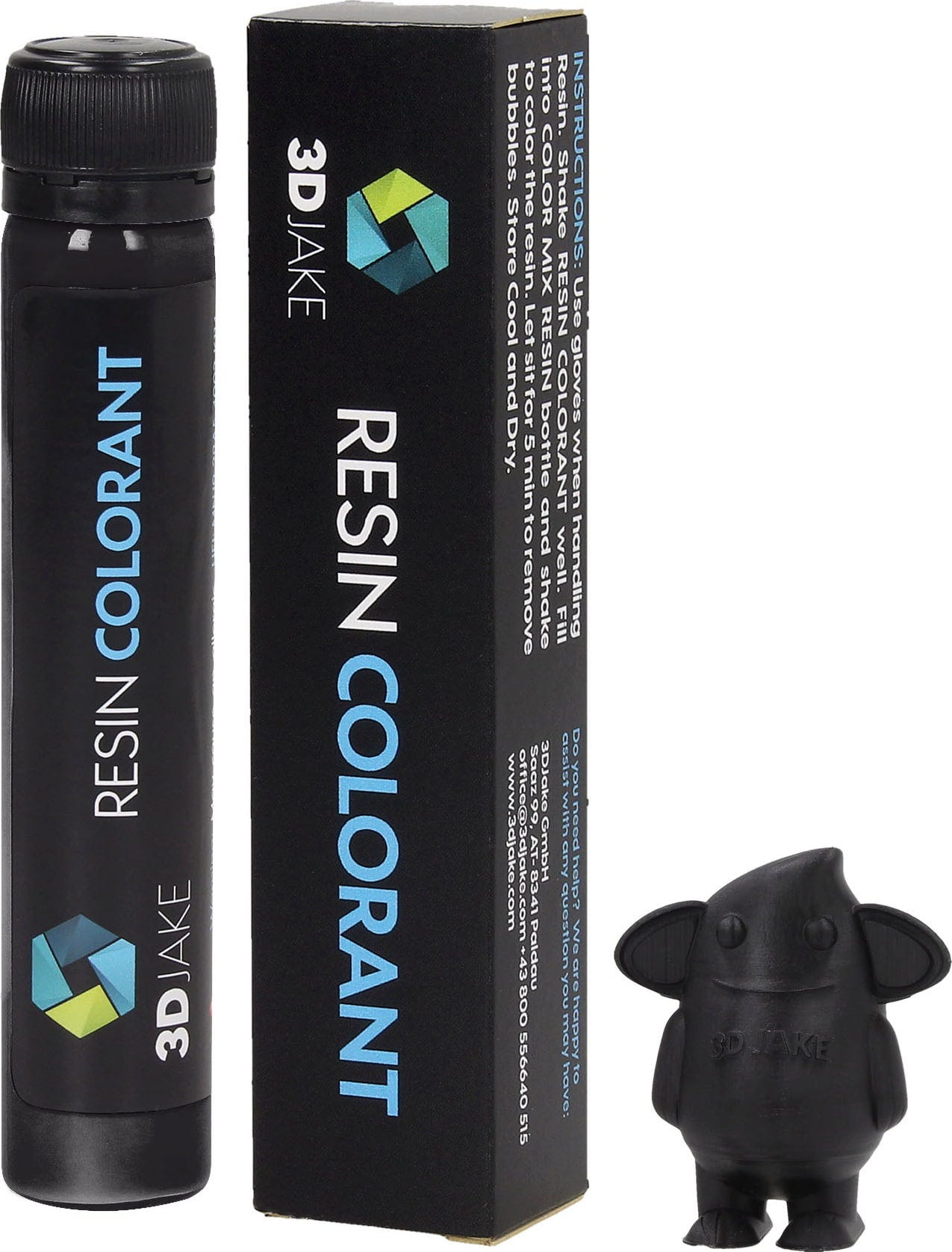 3DJAKE  Resin Colorant Tiefschwarz, 25 g    Resin Farbstoff in Tiefschwarz