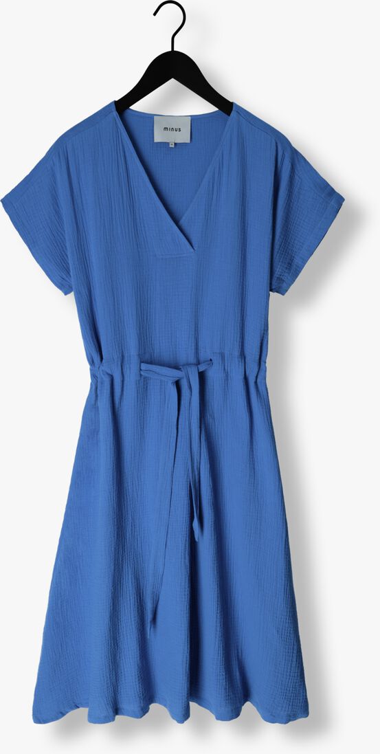 MINUS blauw/wit gestreepte minus midi jurk hemma midi dress 2
