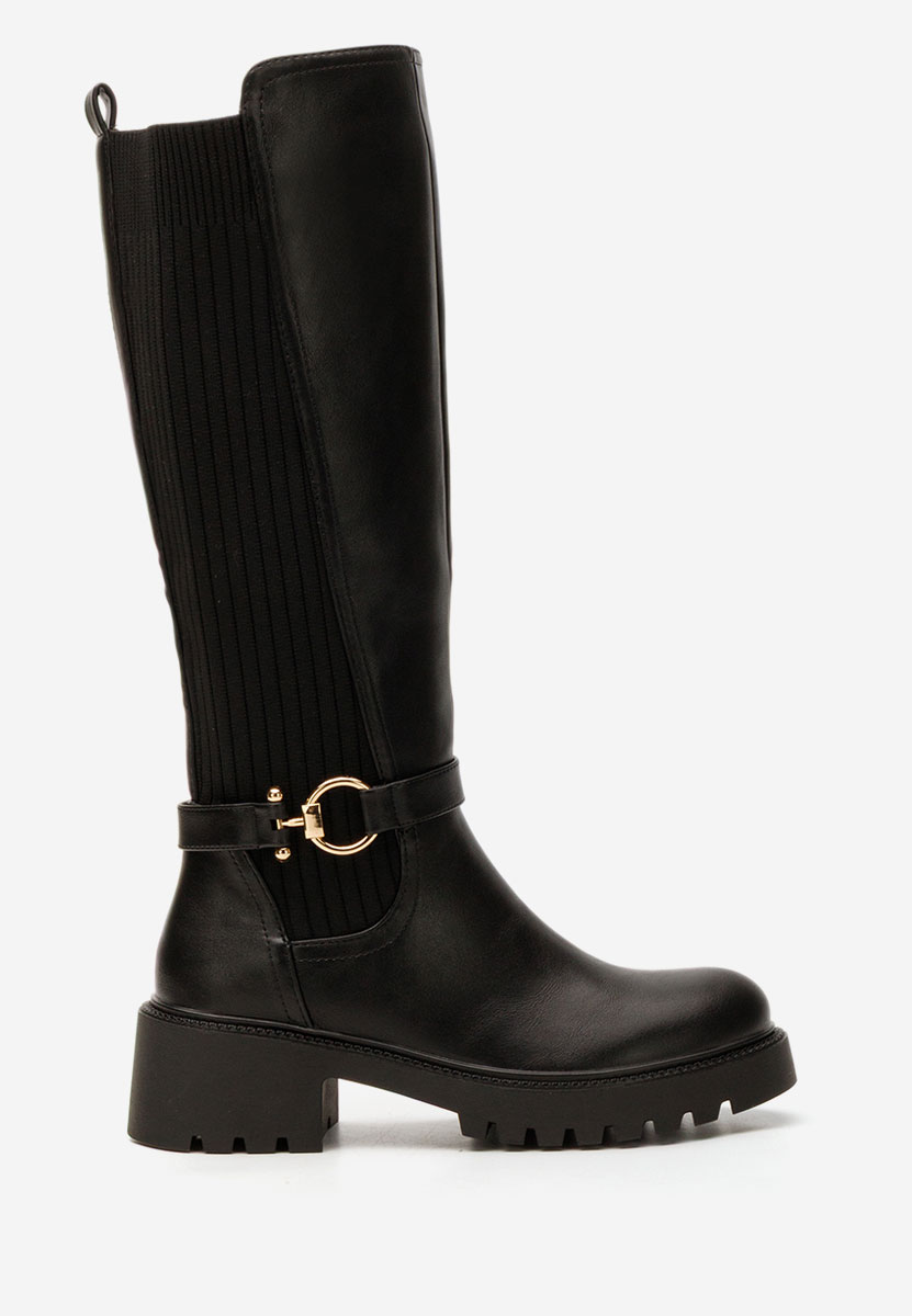 Bottes femme noires Trisina