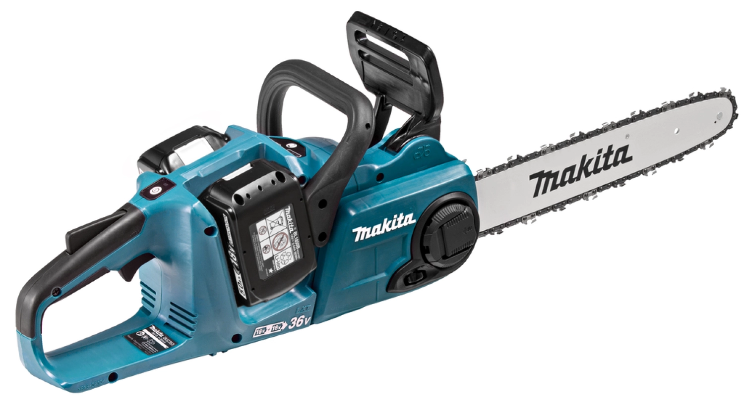 Makita DUC353PG2J 2x18V Li-Ion accu kettingzaag set (2x 6,0Ah) - 350mm