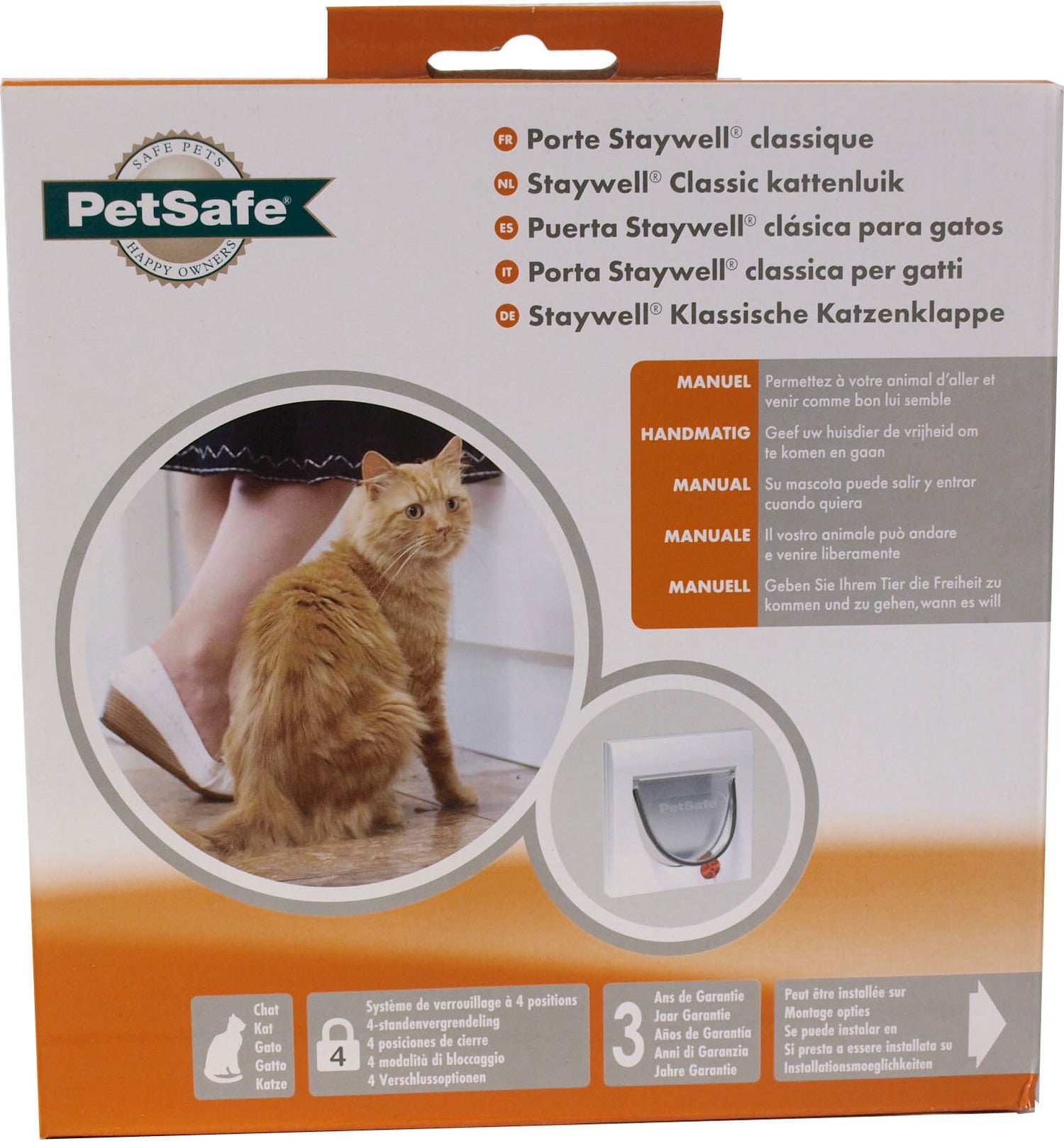 PetSafe Staywell kattenluik 917 Classic wit