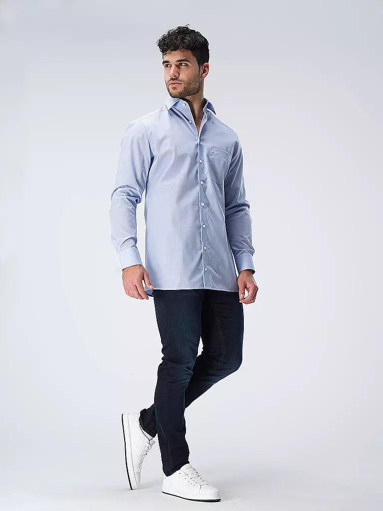 OLYMP Hemd Modern Fit blau