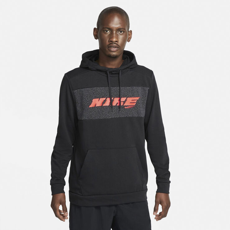 Nike Dri Fit Haettetroje Sort