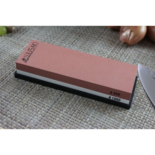 Pierre d'aiguisage double 600/1000 Wusaki Wusaki