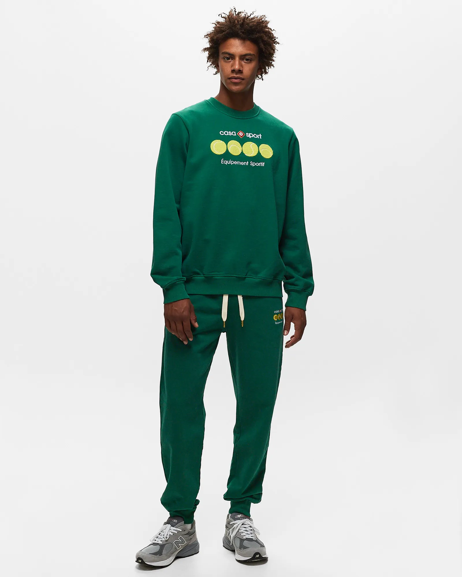 Casablanca CASA SPORT TENNIS BALLS EMBROIDERED SWEATPANT