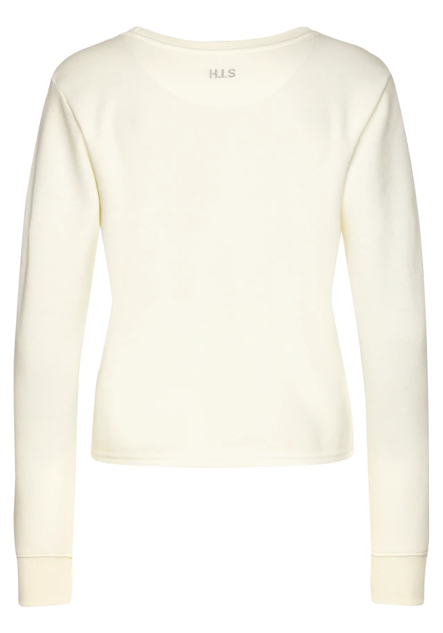 H.I.S Sweatshirt , mit Piping auf der Brust, Loungewear