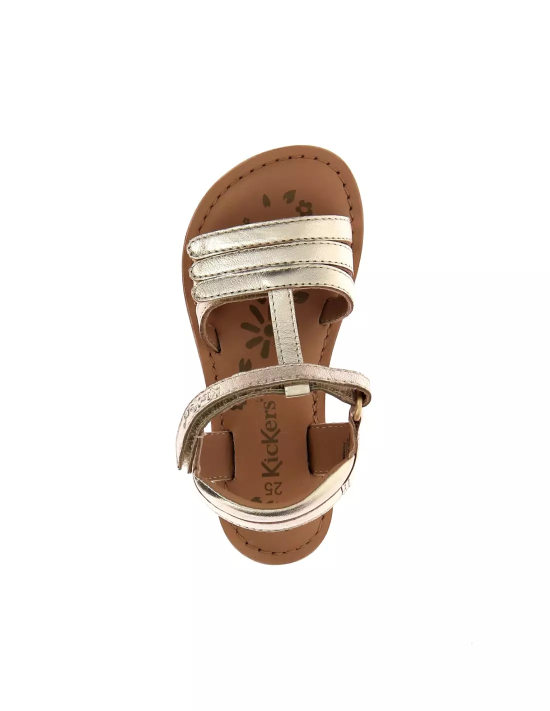 KICKERS DIAMANTO - Sandales & nu-pieds Or