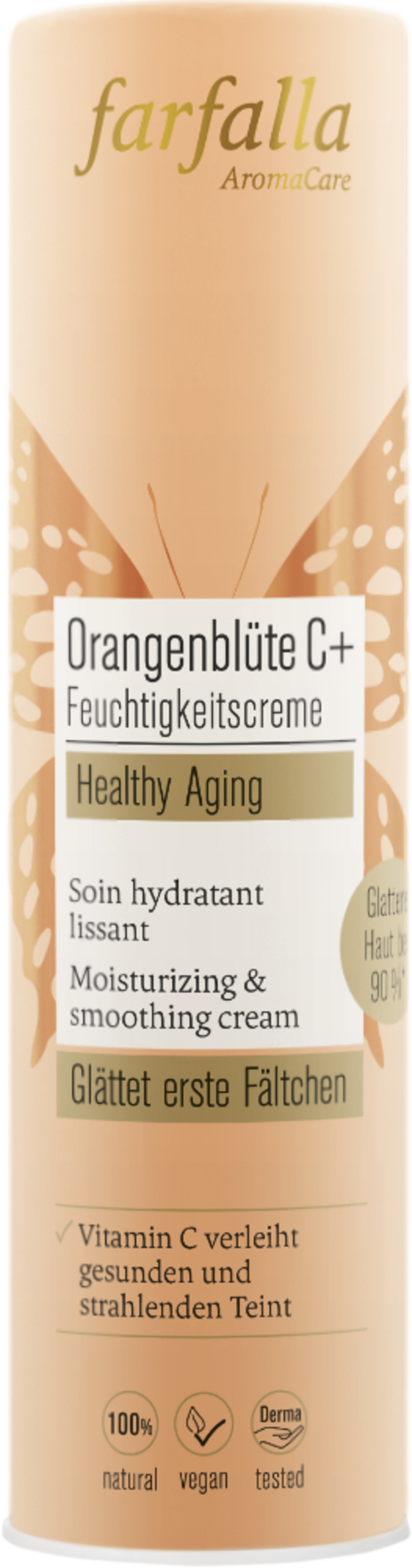 farfalla  Feuchtigkeitscreme Orangenblüte C+, 30 ml