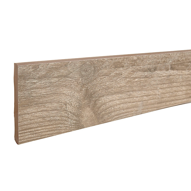 Plinthe blanche 10 x 60 cm Cotage (vendue à la pièce)