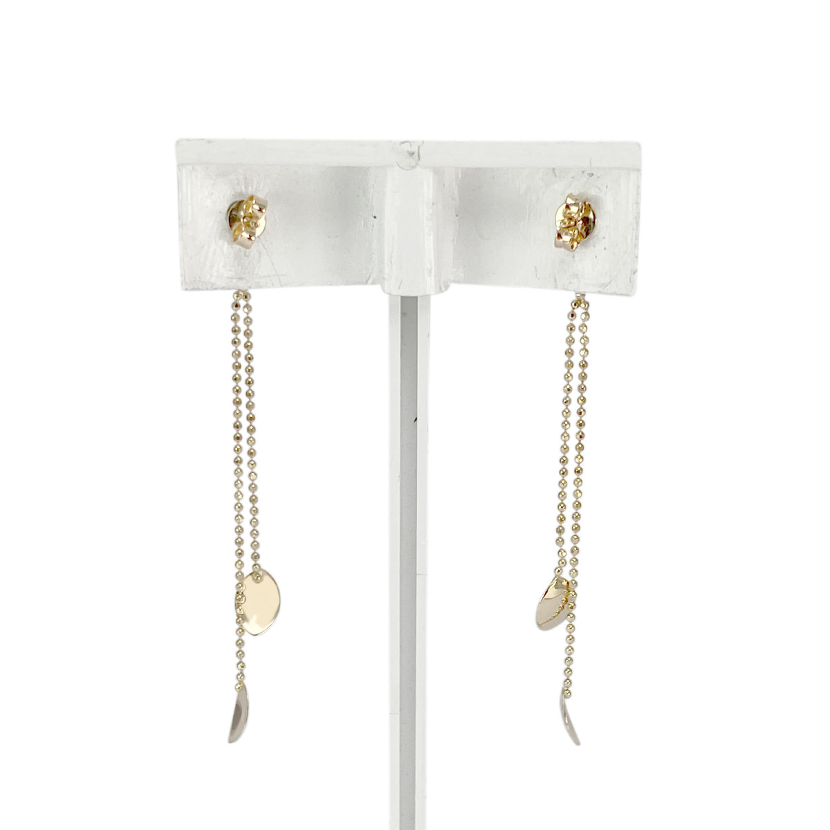 Boucles d'oreilles d'occasion or 750 jaune