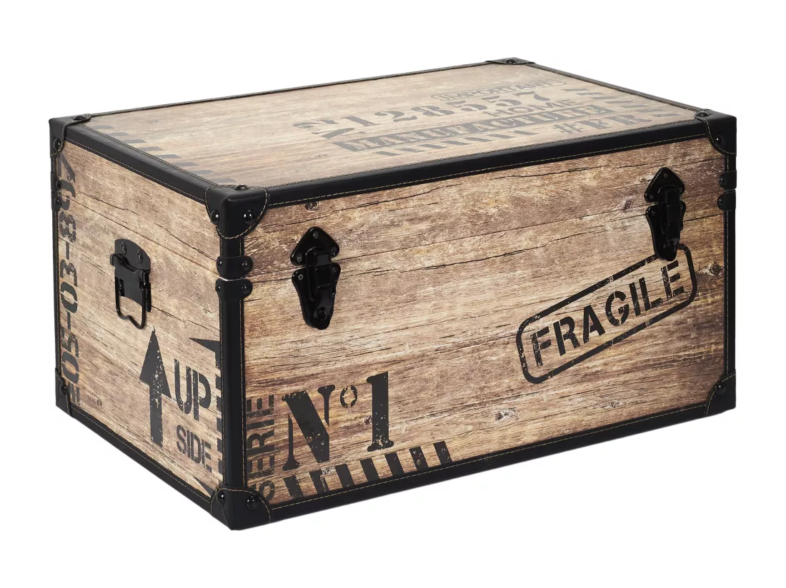 Malles Deco Indus Marron, Noir