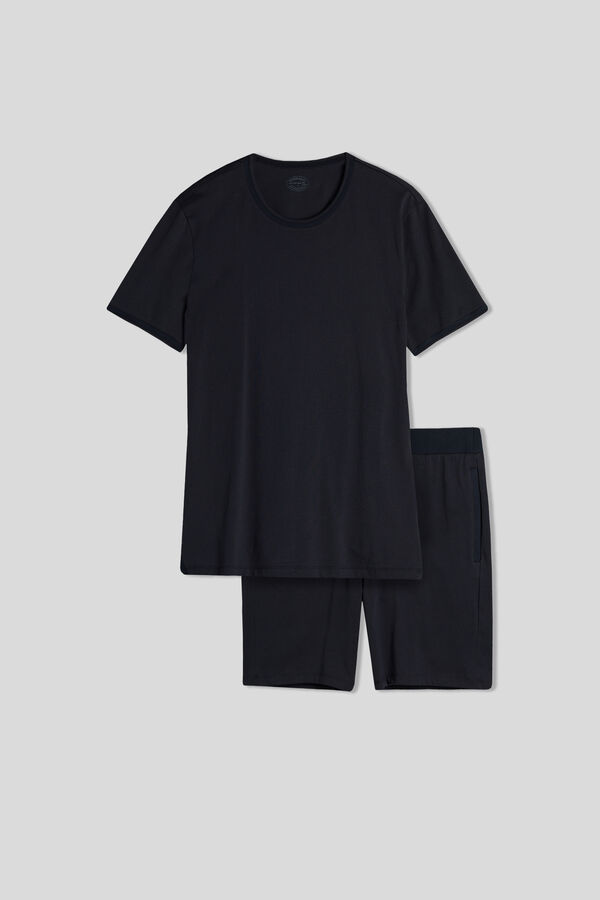 Pijama curto básico de algodão Supima®