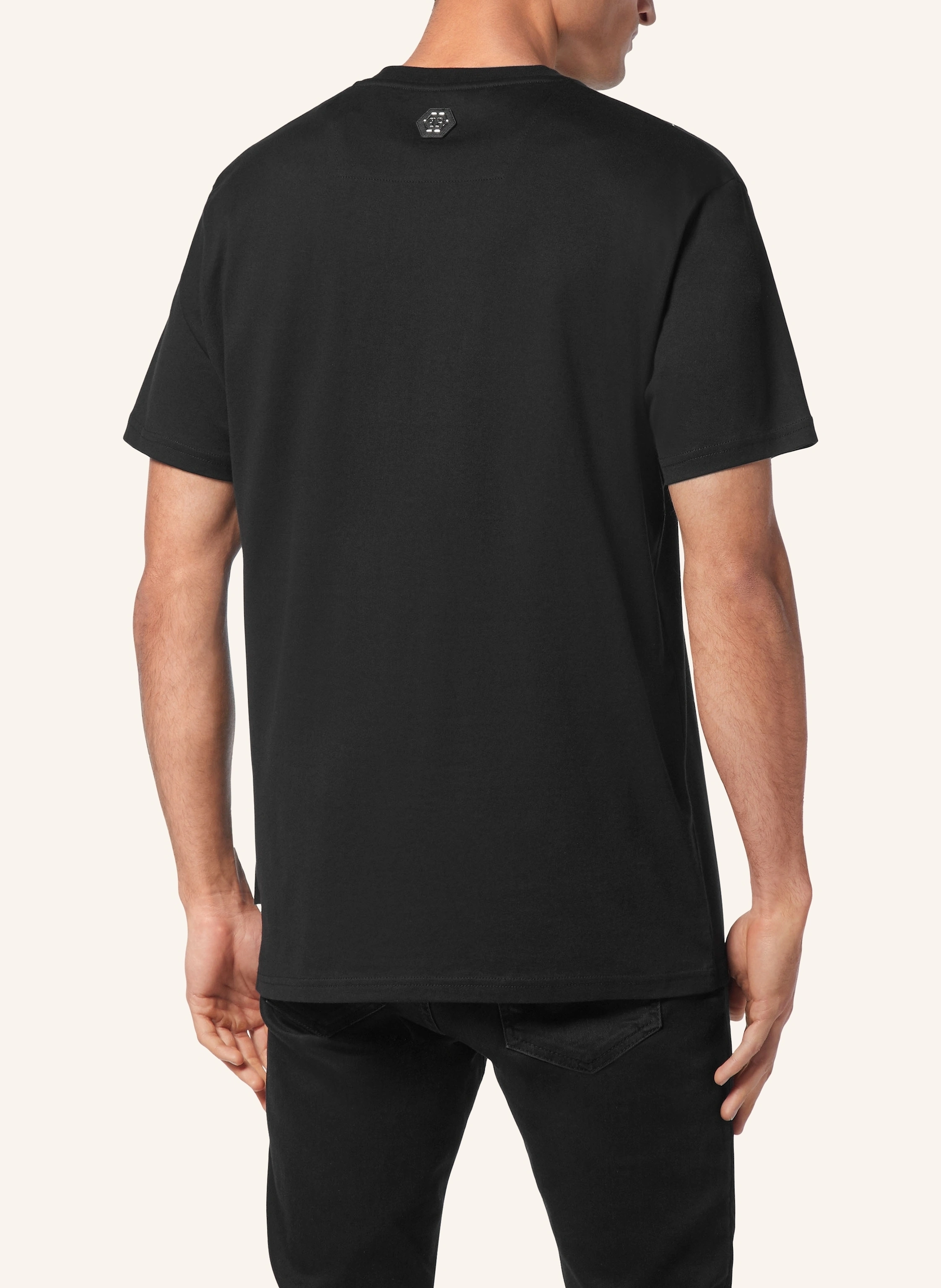 PHILIPP PLEIN T-Shirt mit Schmucksteinen DRAGON